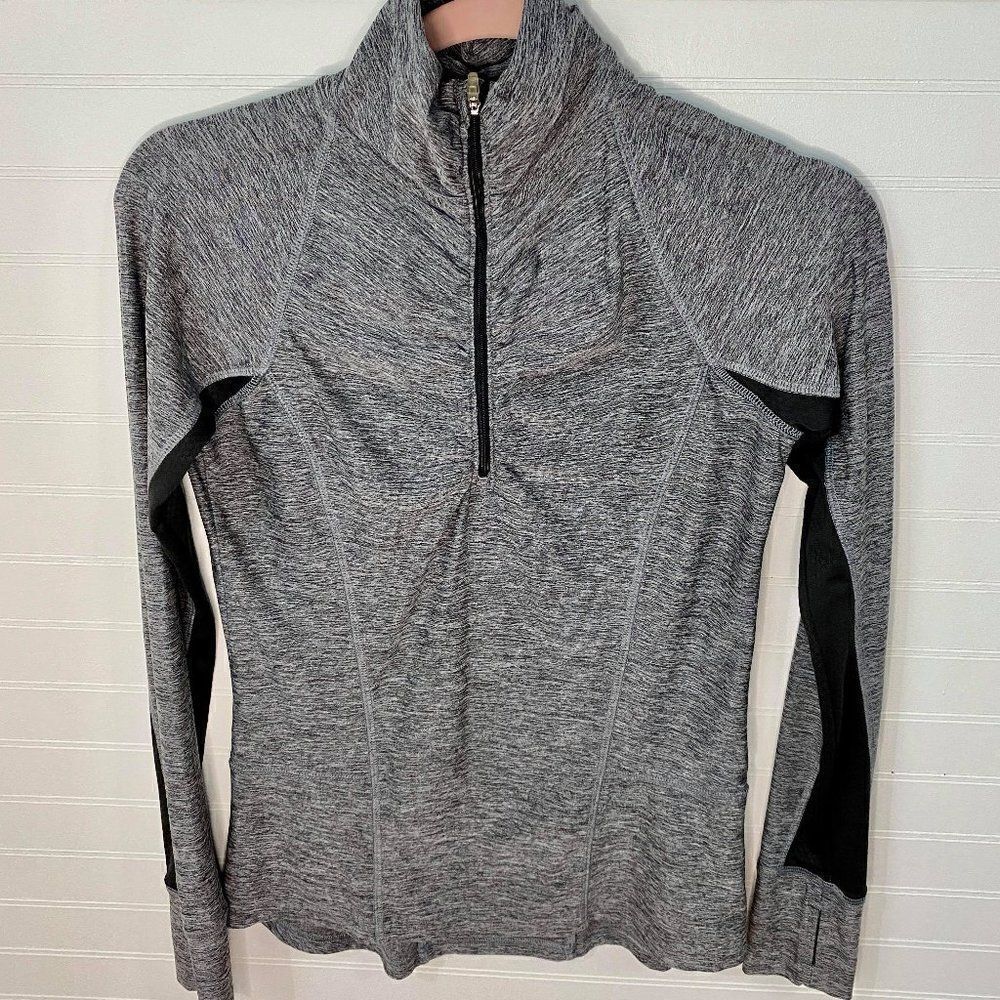Champion Gray & Black Pullover with 1/4 Zipper